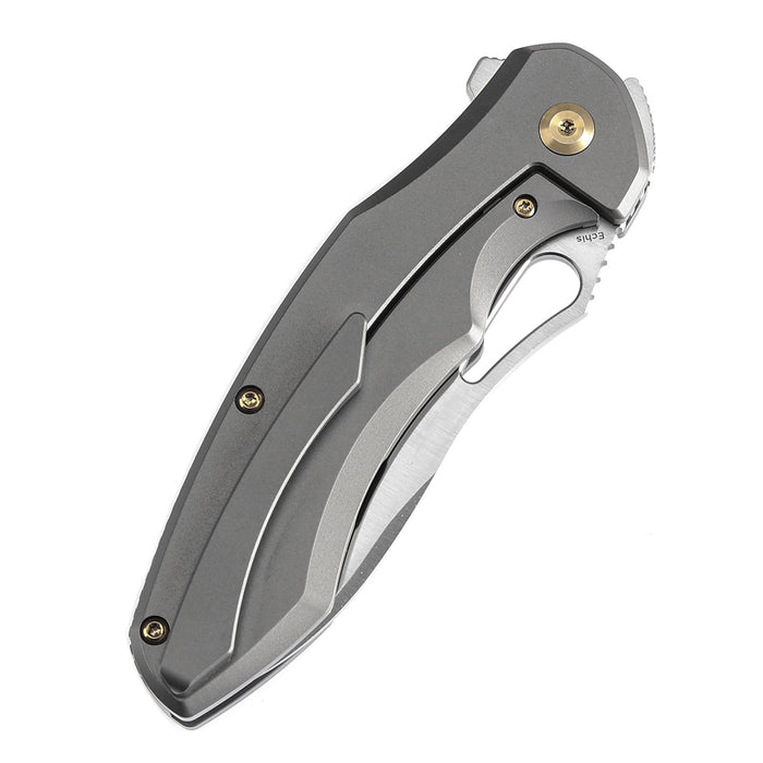 KANSEPT Echis Thumb Hole Titanium Handle (3.45''CPM S35VN Blade ) Djinn Design -K1071A1