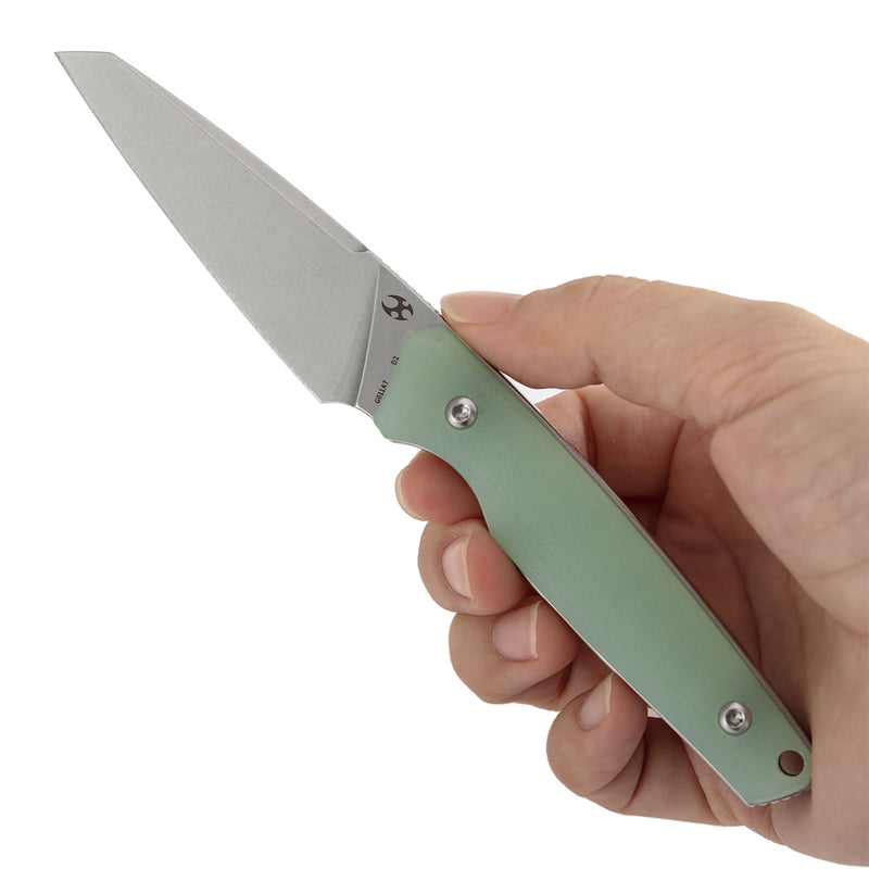 Kansept Parr | Fixed Blade | Jade G10 | 3.12" D2 Blade | Jonathan Styles Design | G011A7