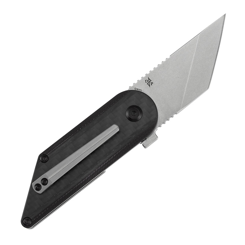 KANSEPT | Dash Liner Lock | Twill Carbon Fiber & G10 | 2.26" 154CM Blade | Pinkerton Knives | T2045A1