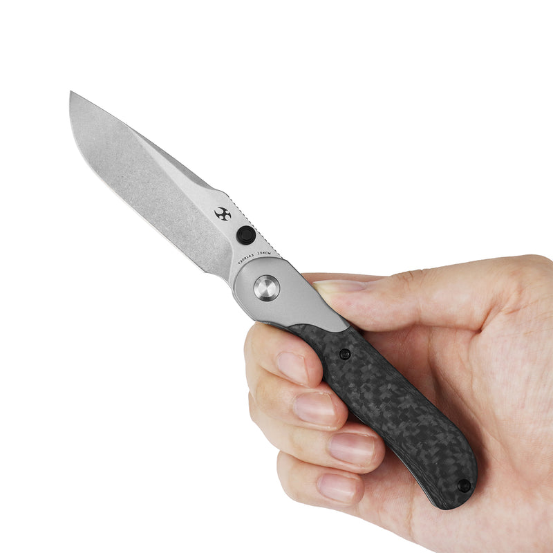 Lichen | Bolster Lock | Twill Cabrbon Fiber | 3.02" 154CM | Derek Sharon | T2091A3