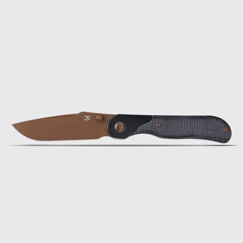 Lichen | Bolster Lock | Black Micarta | 3.02" 154CM | Derek Sharon | T2091A1