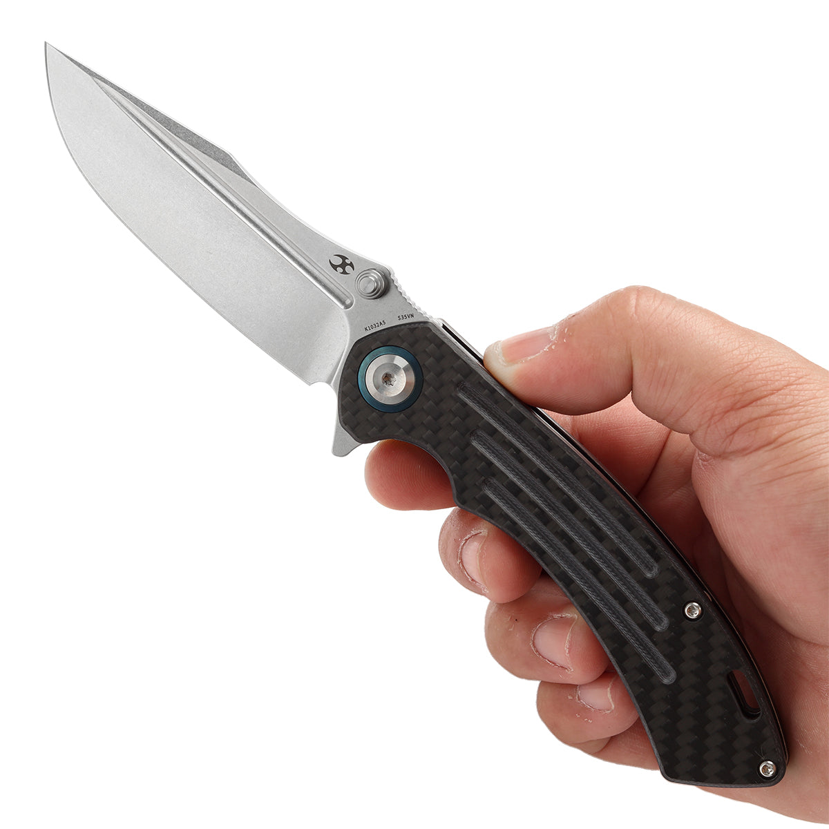 KANSEPT Pretatout Thumb Stub Flipper Carbon Fiber and G10 Handle