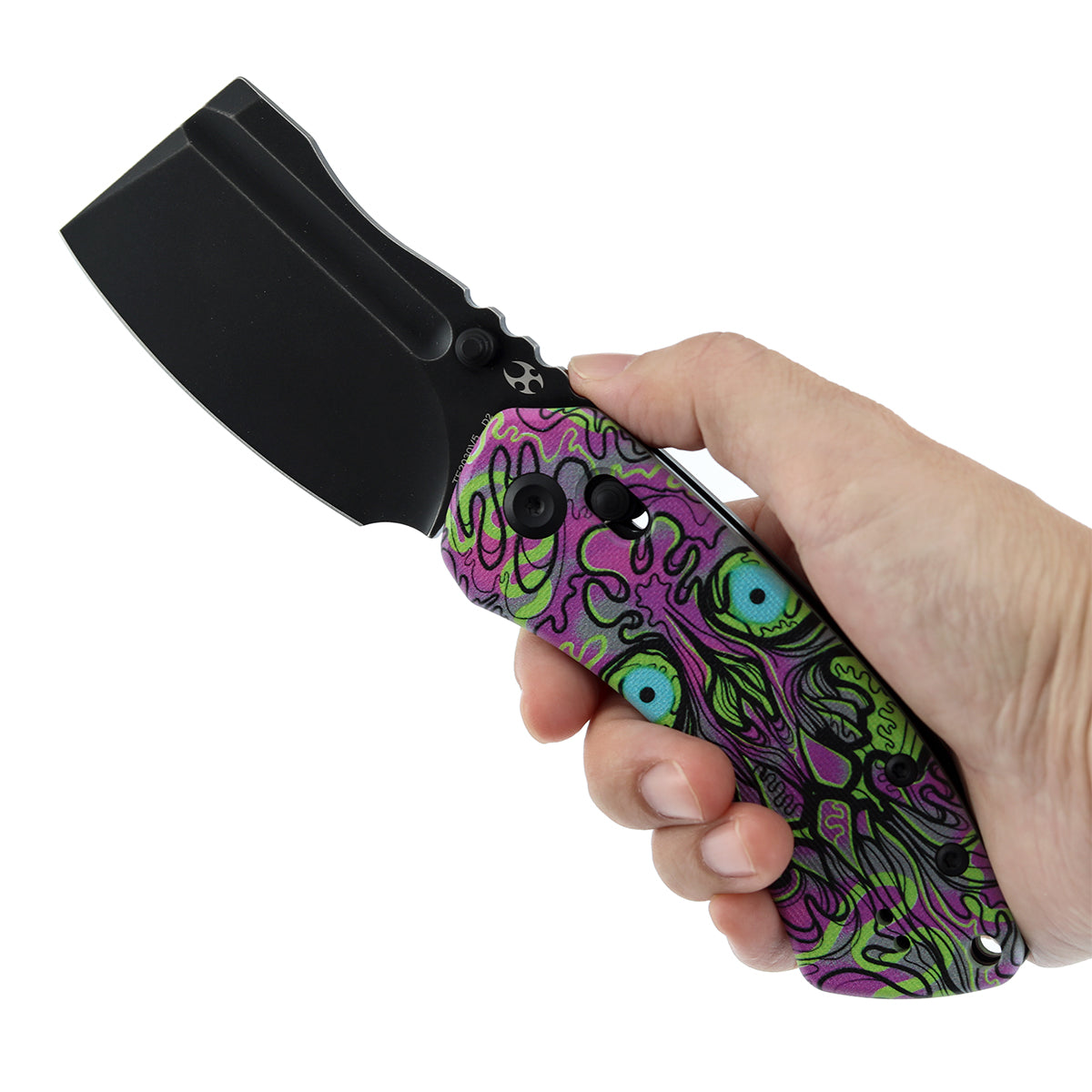 Kansept Korvid V | Crossbar Lock | Jade G10 with Purple Undead