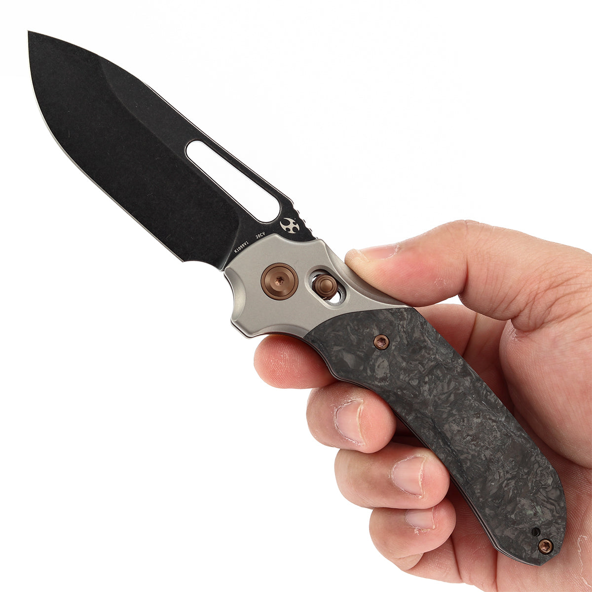 KANSEPT Quasar Cross Bar Lock Stonewashed Titanium with Dark