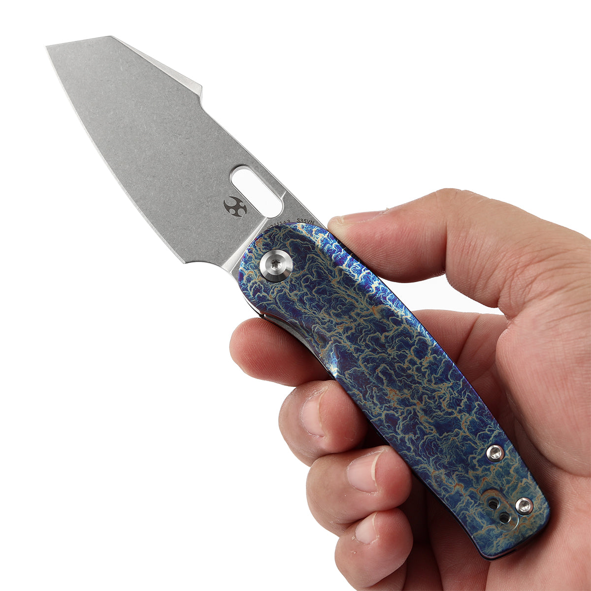 KANSEPT Orlok Thumb Hole Titanium with Lightning Strike Finish