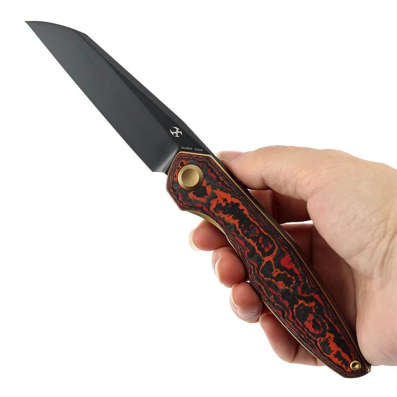 Kansept Halide | Liner Lock | MarsValley FatCarbon | 3.2" DLC CPM S35VN Blade | James Arnold Design | K1136A4