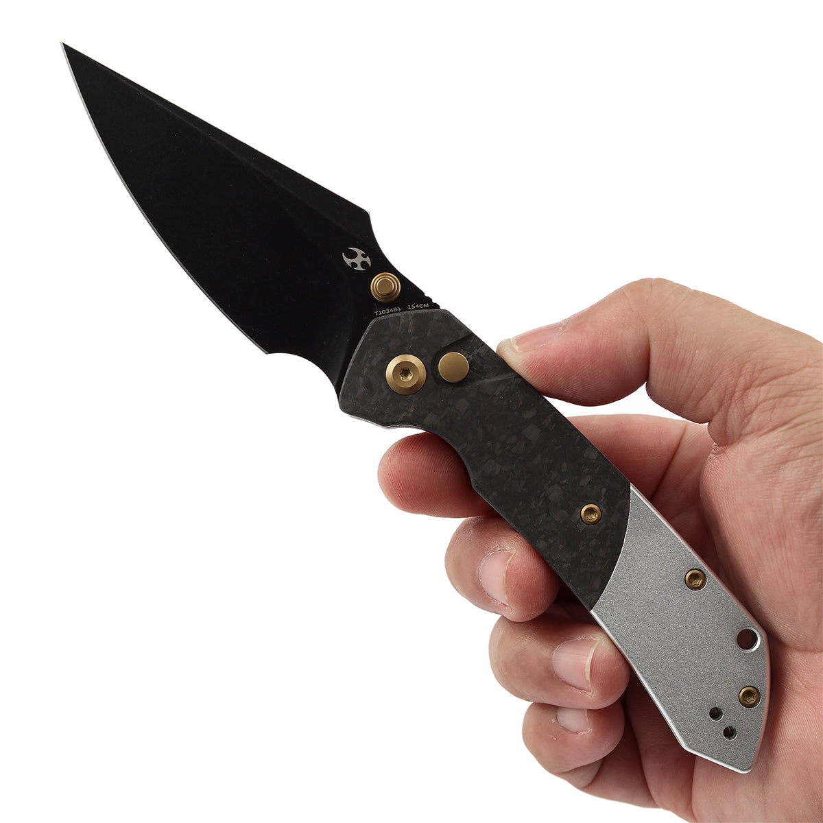 Kansept Fenrir | Shred Carbon Fiber with Stonewashed Aluminum