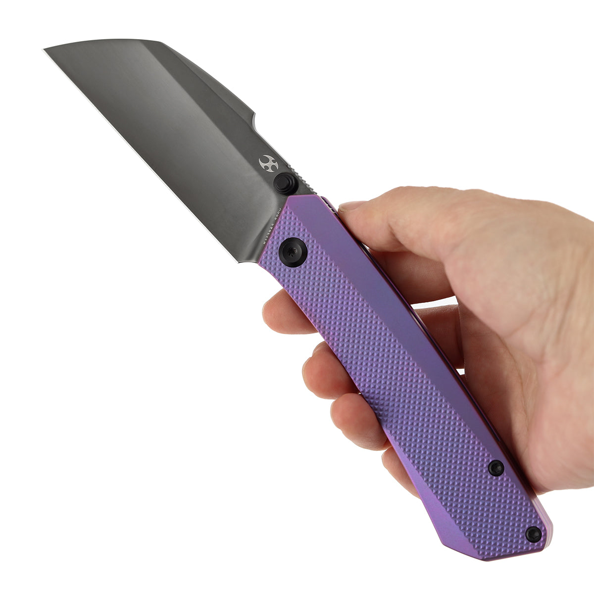 KANSEPT Contra | Thumb Stud | Purple Anodized Titanium with