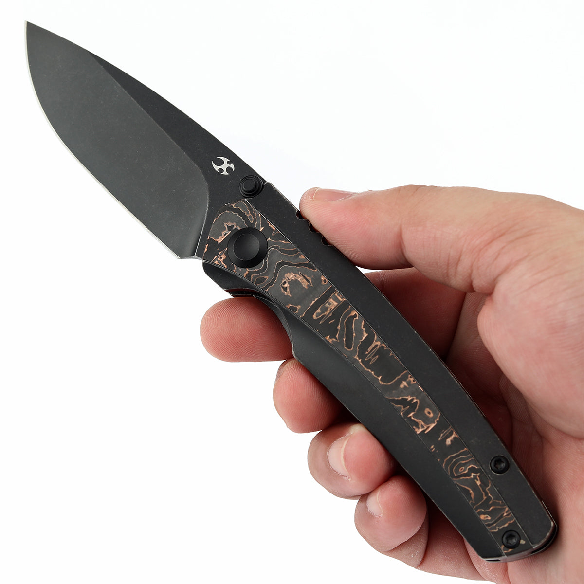 KANSEPT Thumb Stub RavenBlackwash Titanium wtih Copper Carbon