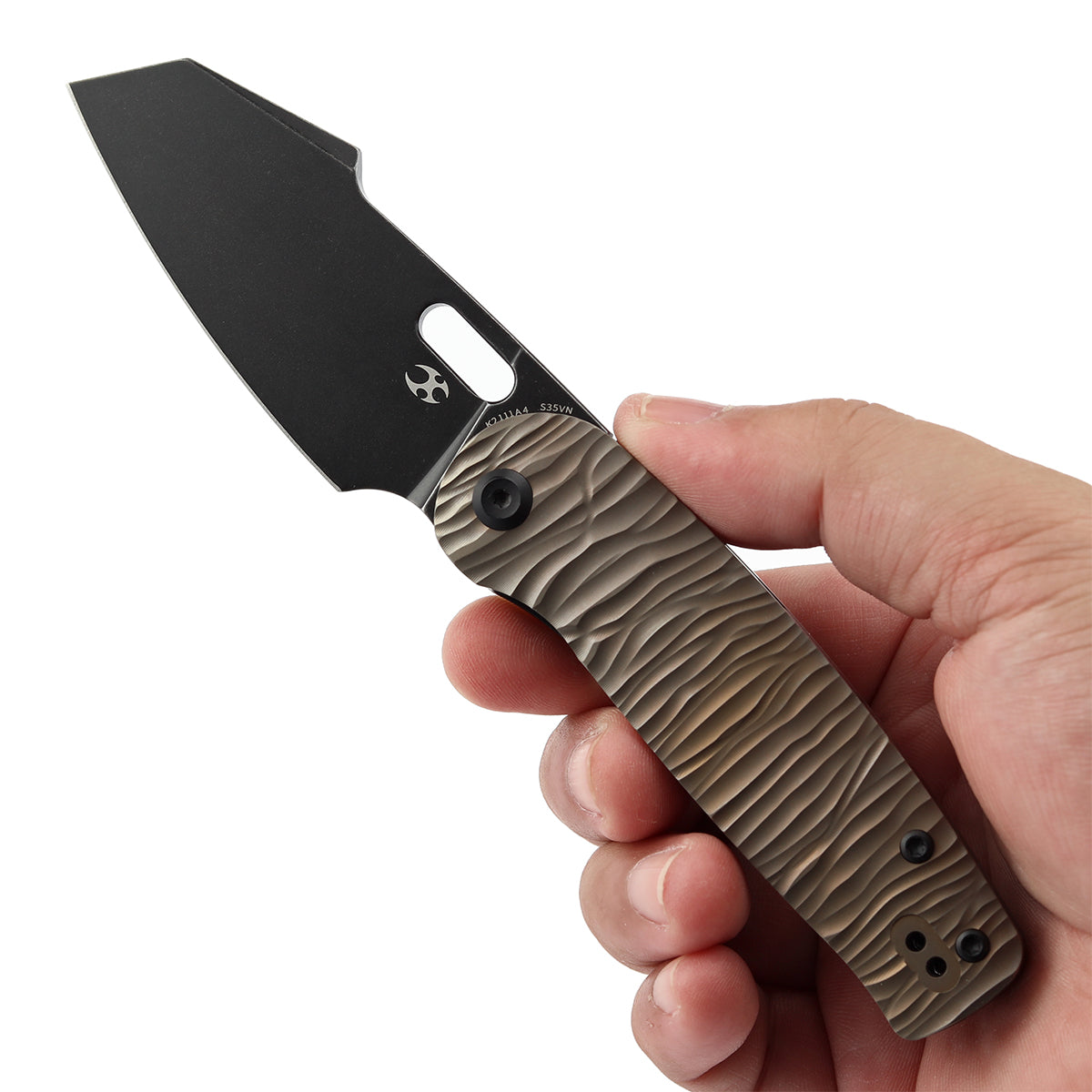 KANSEPT Orlok Thumb Hole Bronze Anodized Titanium with Micro Rock