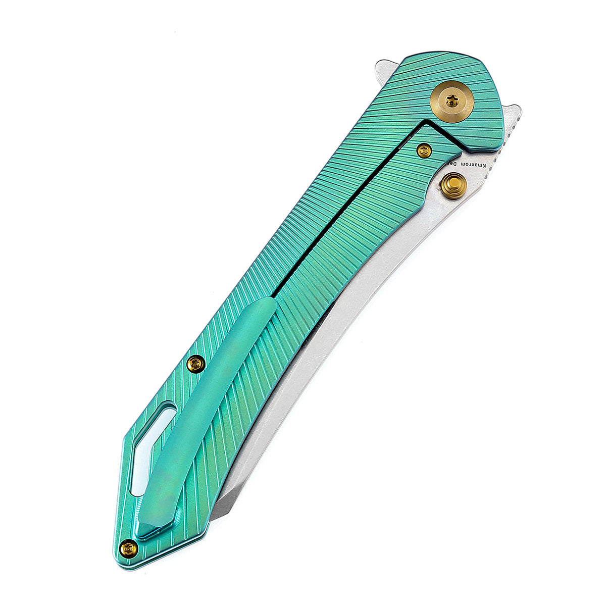 KANSEPT Colibri Tech Flipper/Thumb Hole Knife Green Anodized