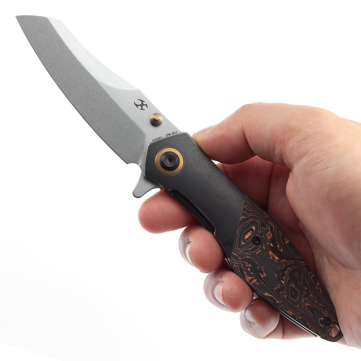 KANSEPT Thumb Stub Mistaken Blackwash Titanium and Copper Carbon