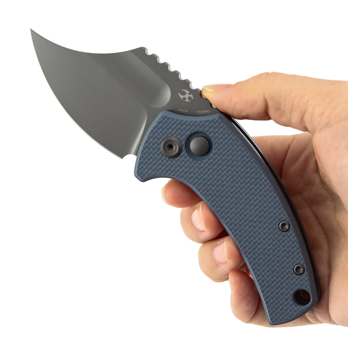 Kansept Wasp | Button Lock | Light Gray G10 | 2.36