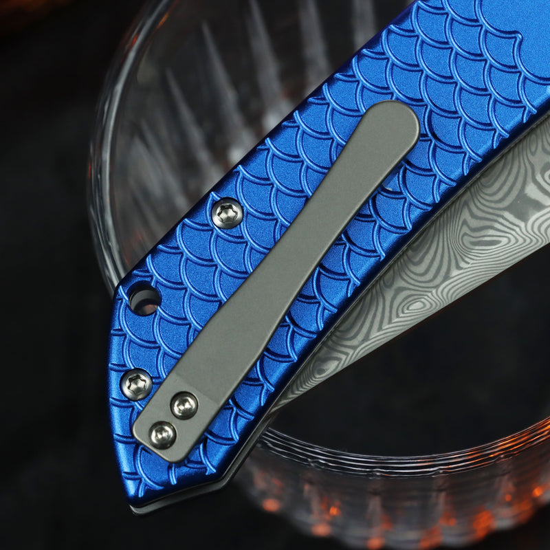 KANSEPT 3D Sliver Milled Titanium Pocket Clip - for Fenrir