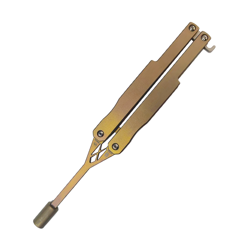 Kansept EDC Baildriver | Bronze Anodized Titanium Driver with Magnetic Bit Storage by Steven Dunnck