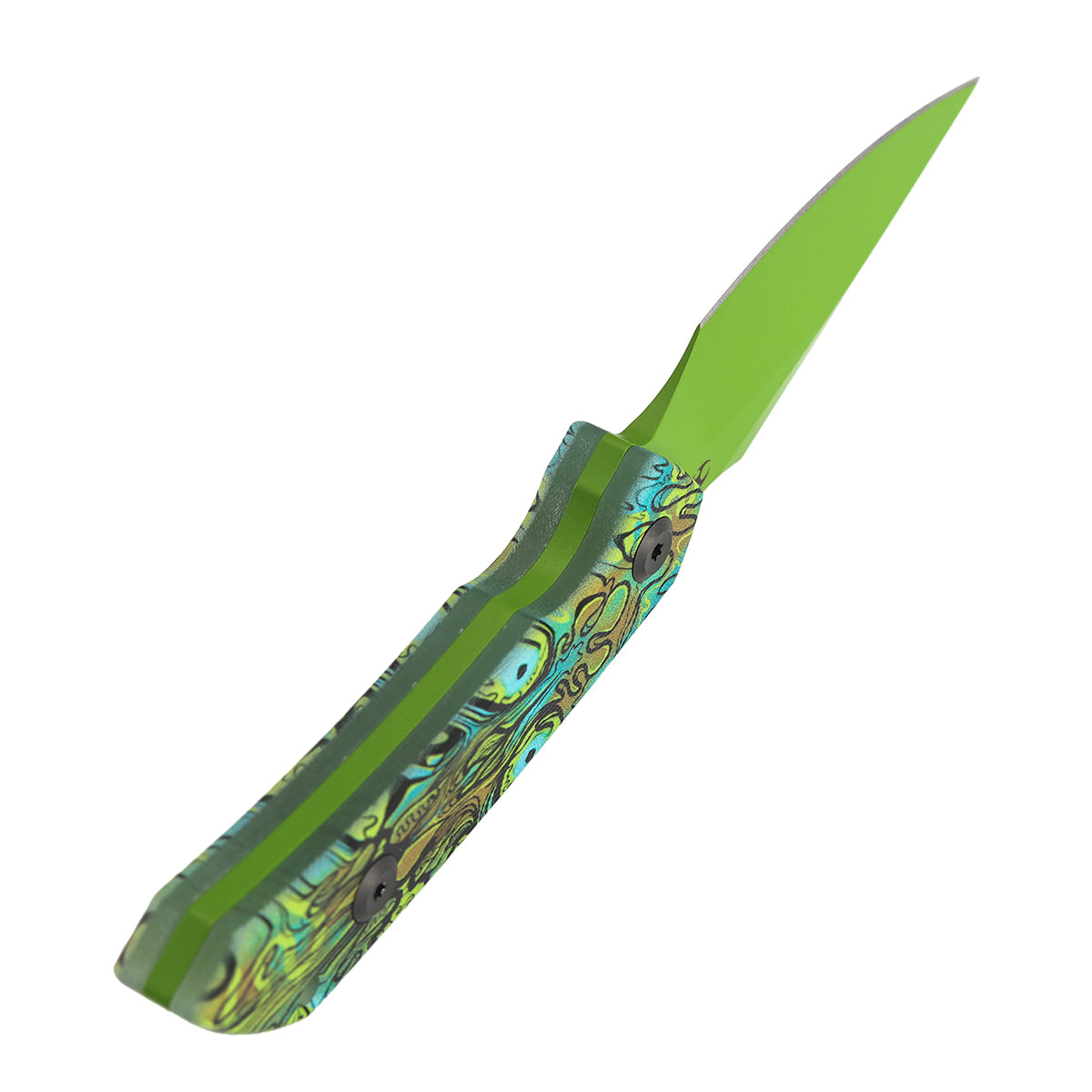 Kansept Fenrir | Fixed Blade | Jade G10 with Green Undead Print