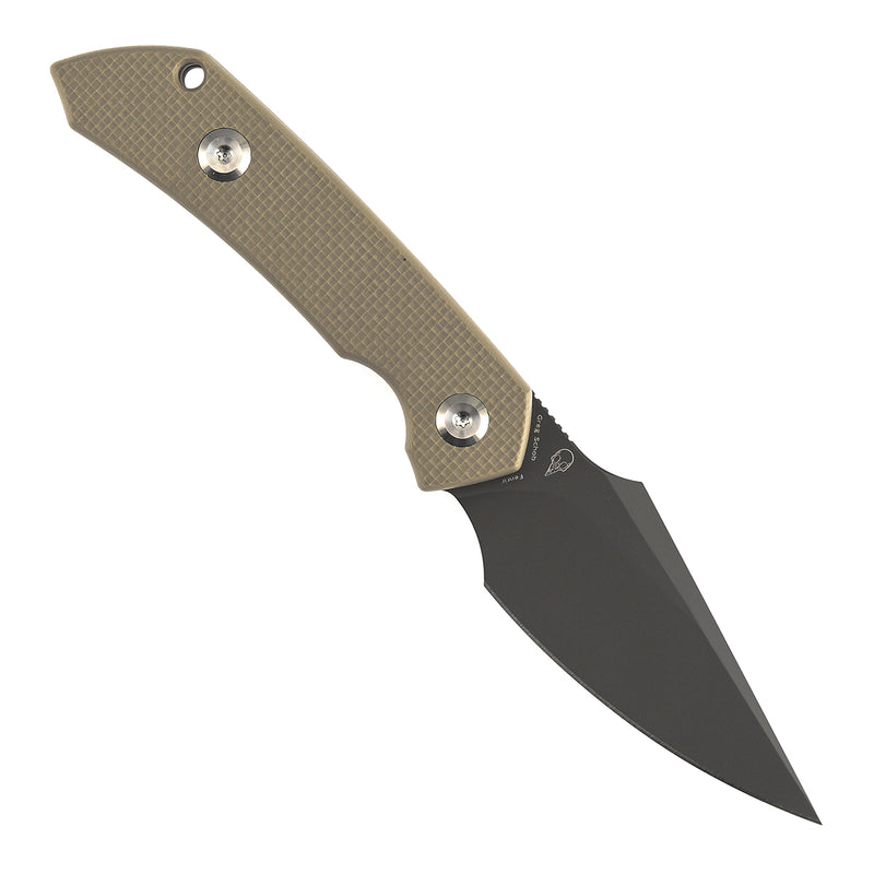 Kansept Fenrir  | Fixed Blade | Light Sand G10 |2.87" D2 Blade | Sparrow Knife Design | G3034A4