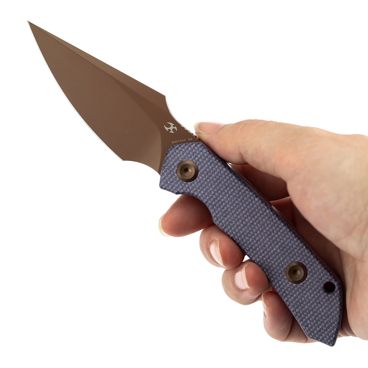 Kansept Fenrir | Fixed Blade | Purple Micarta |2.87