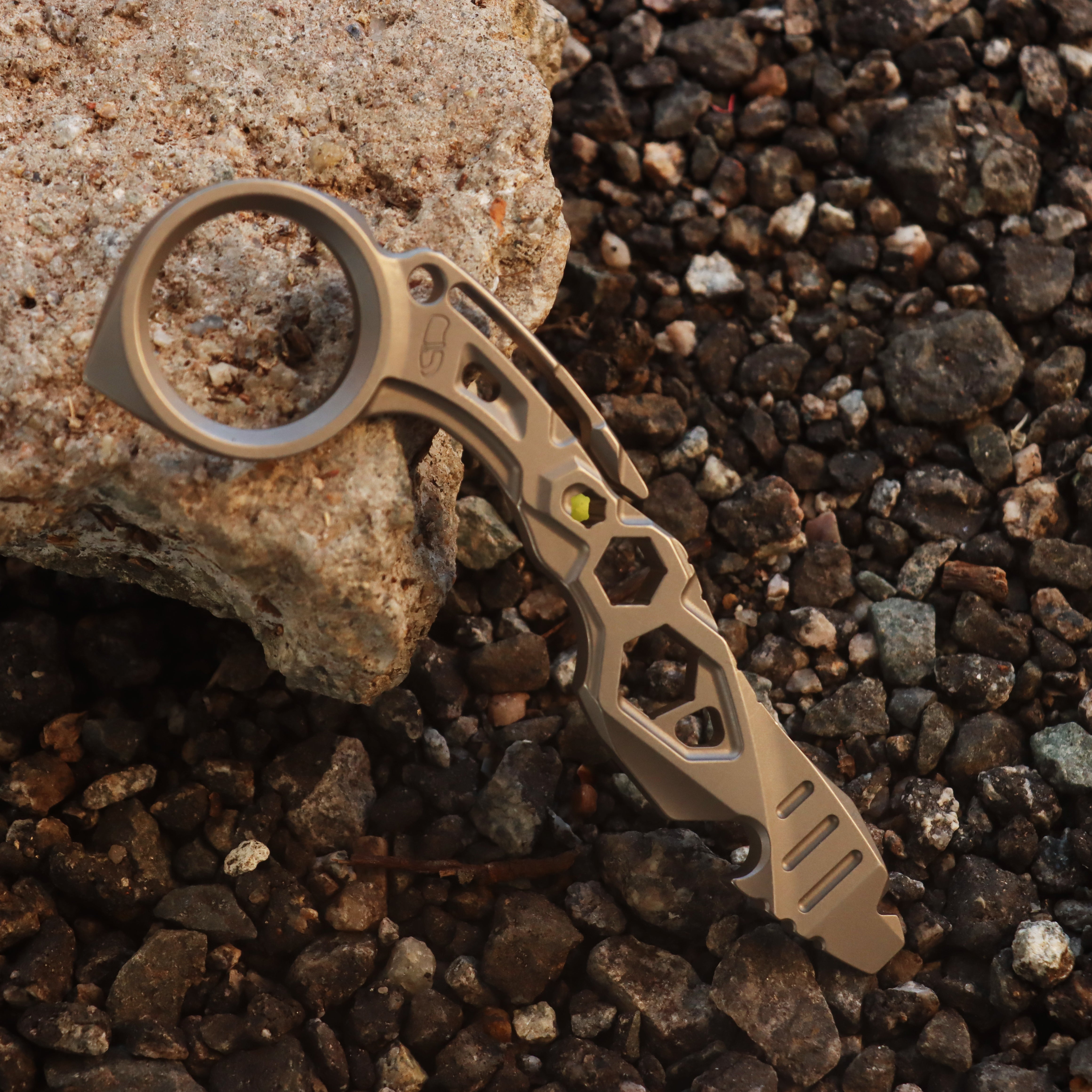 PRY シュウト PRGD LIGHT WEIGHT 3P SETUP Kansept EDC Tool PryMate G008A1 Plain Titanium Multifucntional