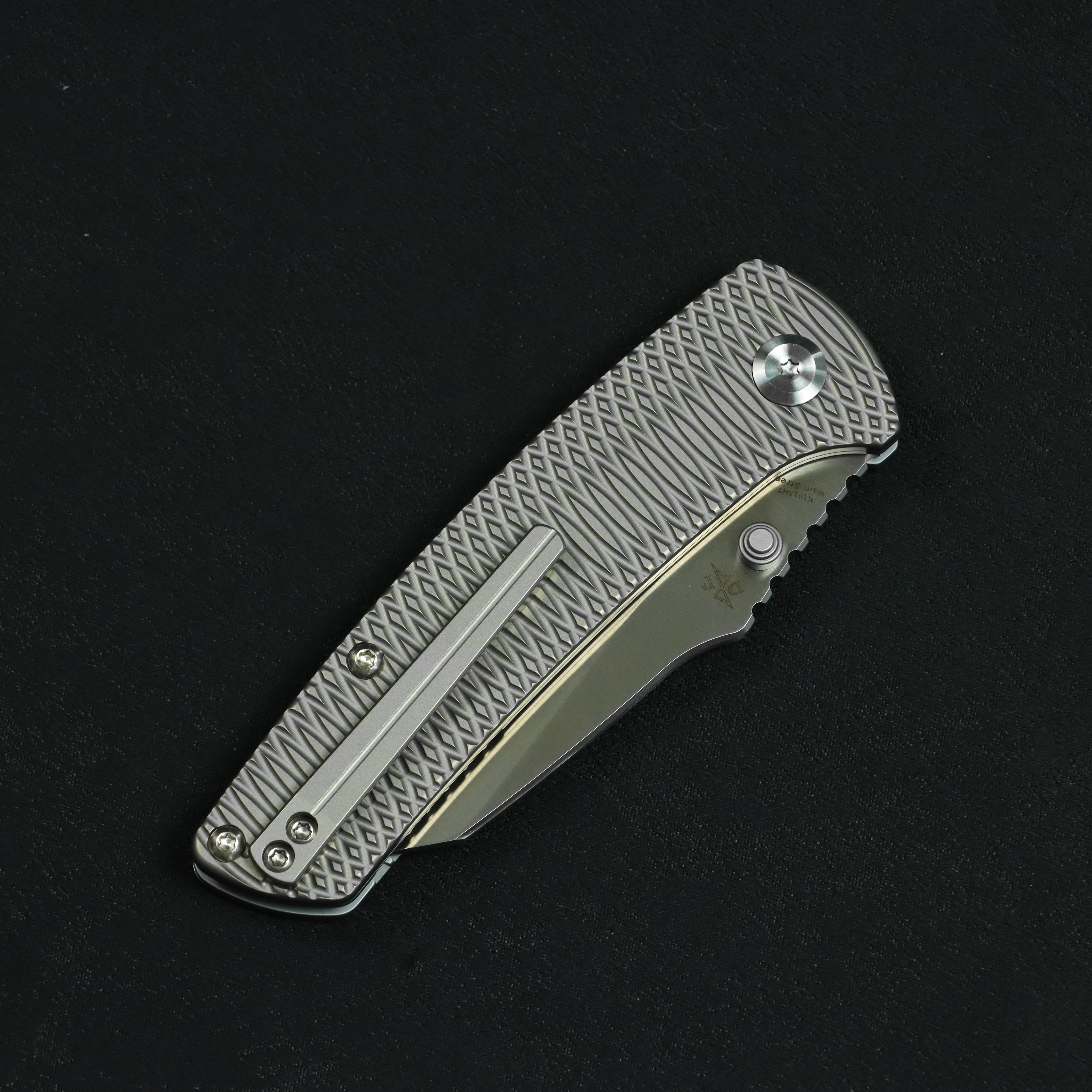 Main Street | Top Liner Lock | Bead Blasted Titanium with Putter