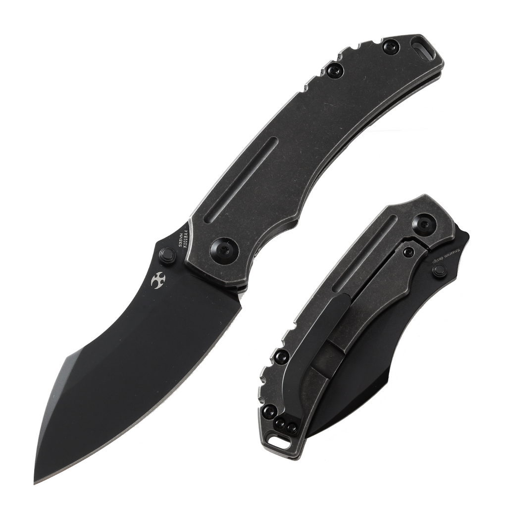 Pelican Edc Thumb Studs Flipper Knife Coating 6AL4V Titanium Handle Kmaxrom Design K1018A4