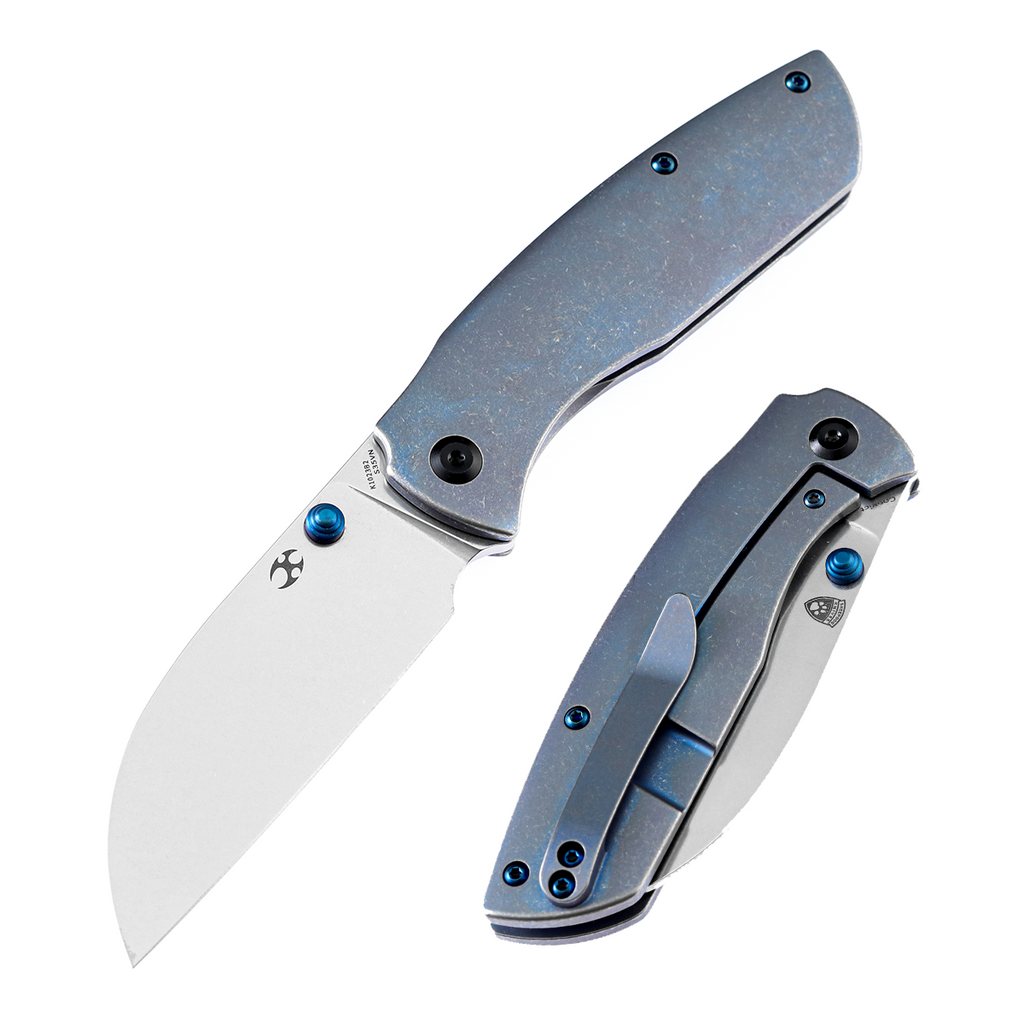 Convict K1023B2 CPM S35VN Blade Anodized Titanium Handle Handle Sheepdog Knives Design