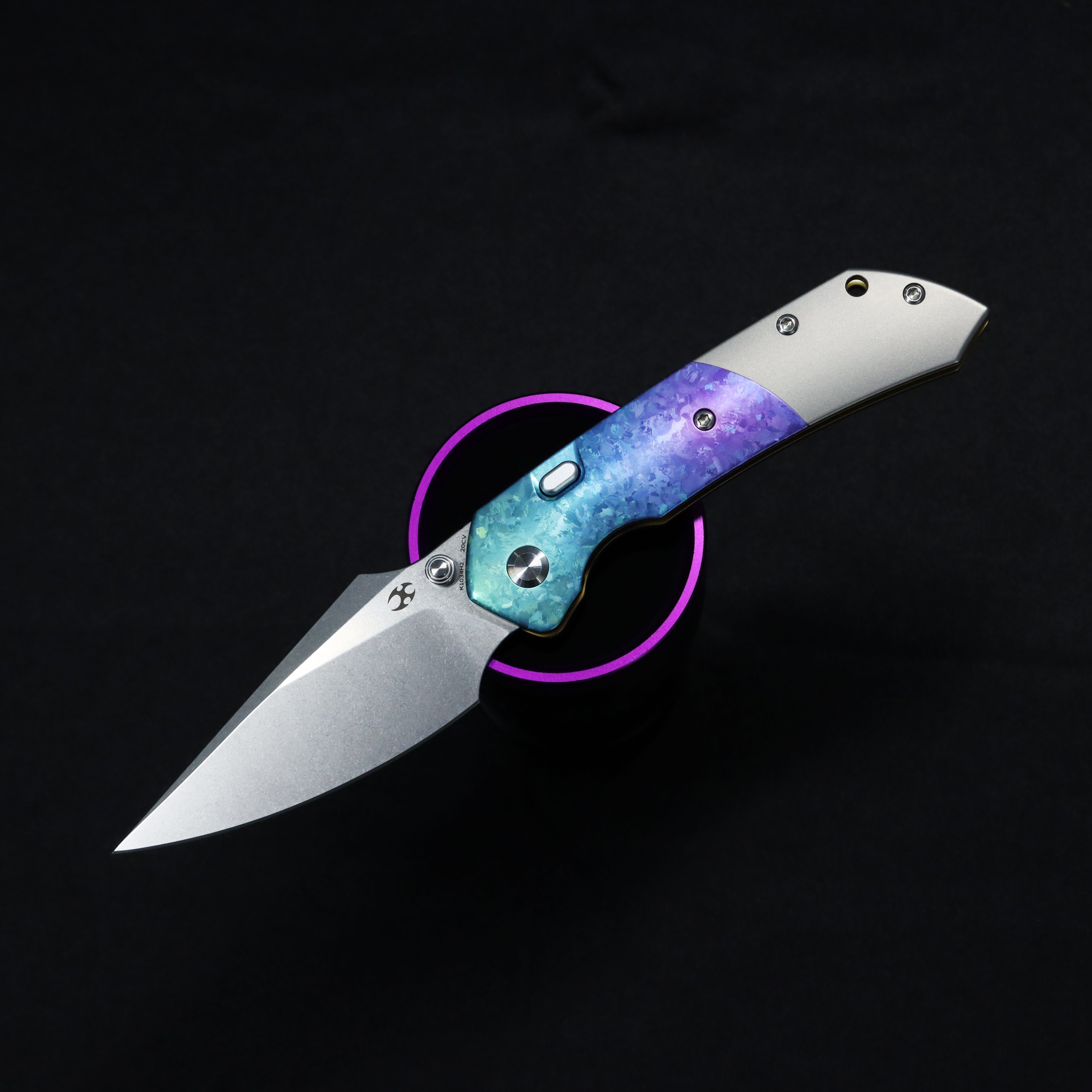 KANSEPT | Fenrir Top Liner Lock | Crystallized Titanium