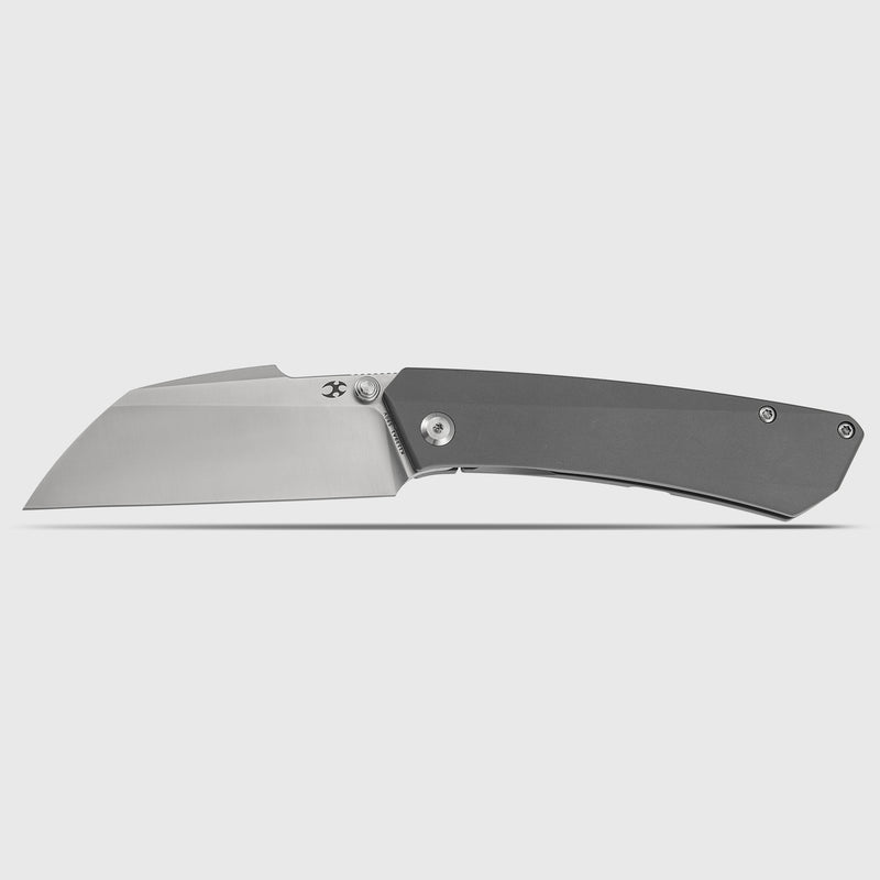 KANSEPT Contra | Thumb Stub | Gray Anodized Titanium | 3.25" Satin S90V | Nathan Contra Design | K1139A1