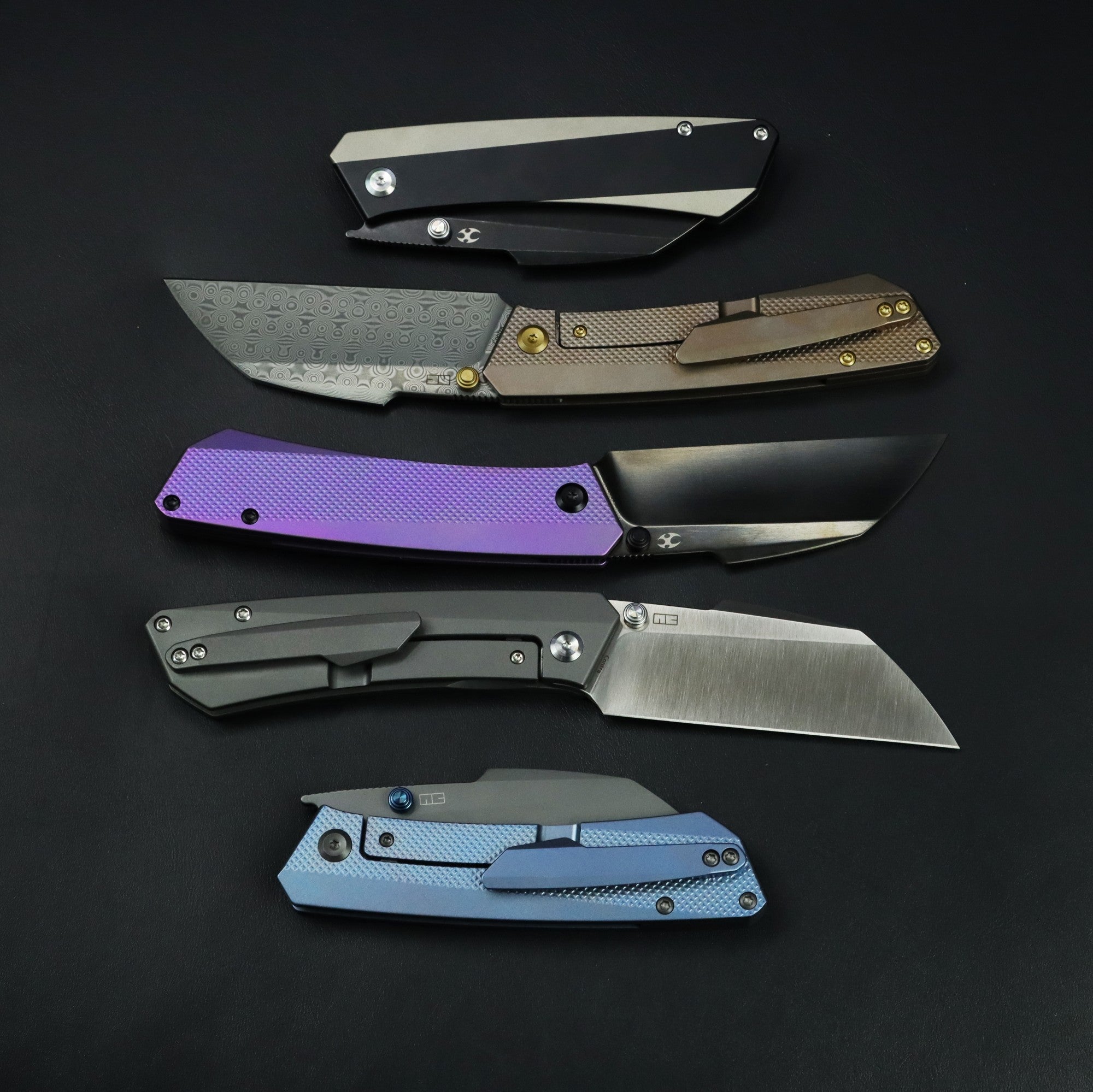 KANSEPT Contra | Thumb Stud | Purple Anodized Titanium with