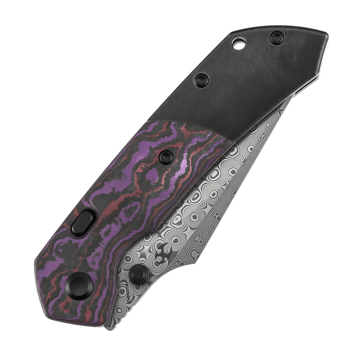 KANSEPT | Fenrir Top Liner Lock | Purple Haze Fatcarbon & Titanium