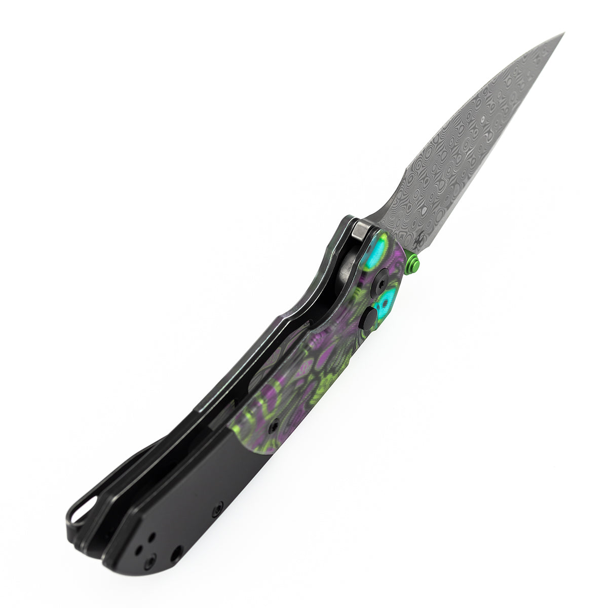 Kansept Fenrir Button EDC Knife - Purple Undead PC & Harpoon