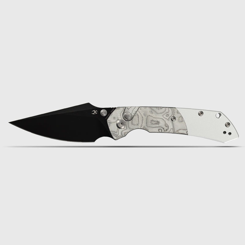 Kansept Fenrir | G-10 with Aluminum Foil | 3.45'' 154CM Blade | Sparrow Knife Design | T1034B3