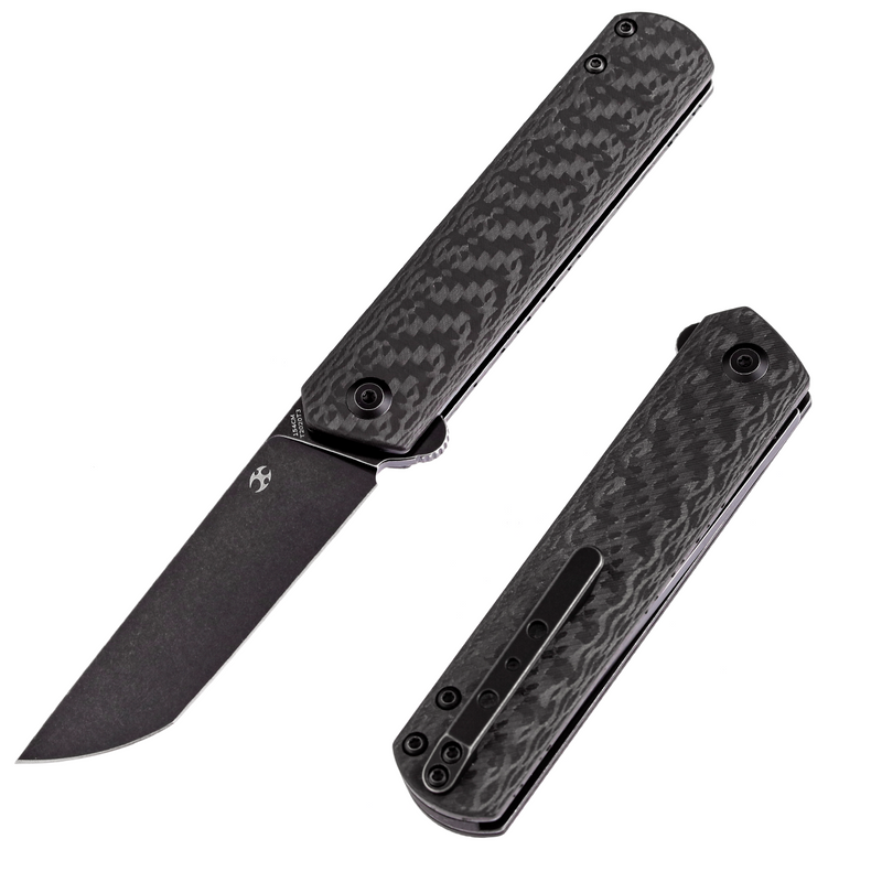 KANSEPT Foosa T2020T3 154CM  Blade Twill Carbon Fiber Handle with Rolf Helbig Design