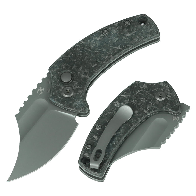 KANSEPT WASP |Shred Carbon Fiber Handle Scales Kit
