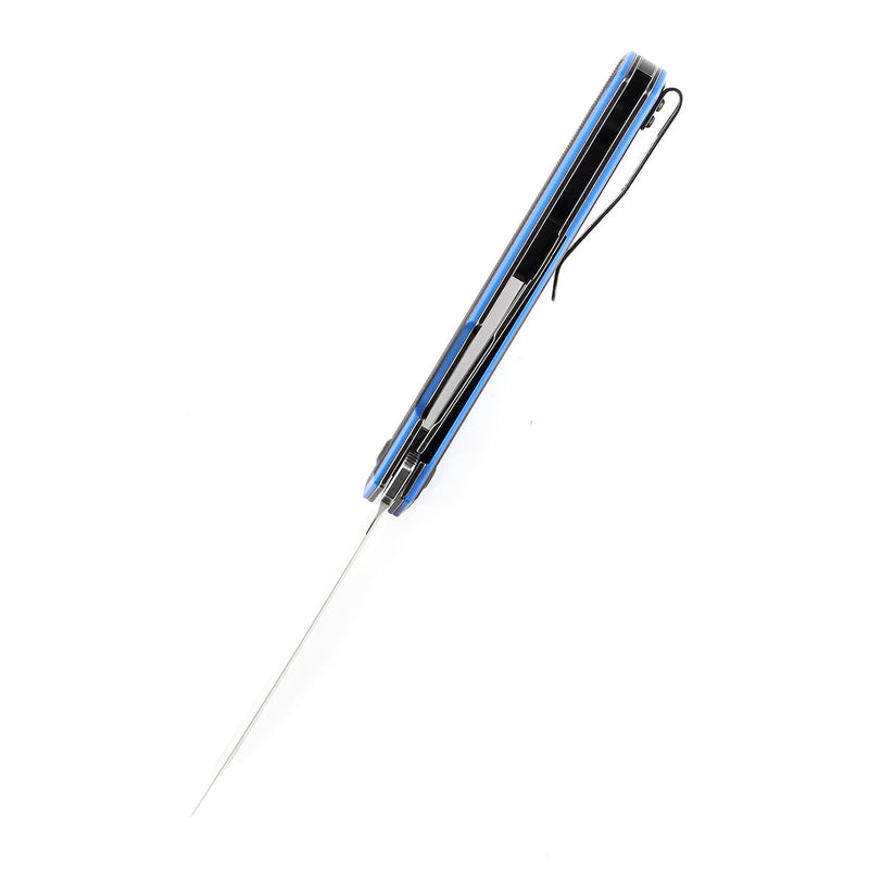 KANSEPT Integra Flipper Knife Blue & Black G10 Handle (3.63''154CM Blade) JK Knives-T1042A1