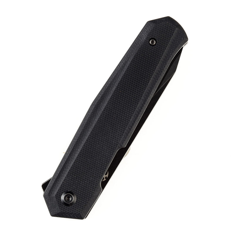 KANSEPT Integra Flipper Knife Black G10 Handle (3.63''154CM Blade) JK Knives-T1042A2