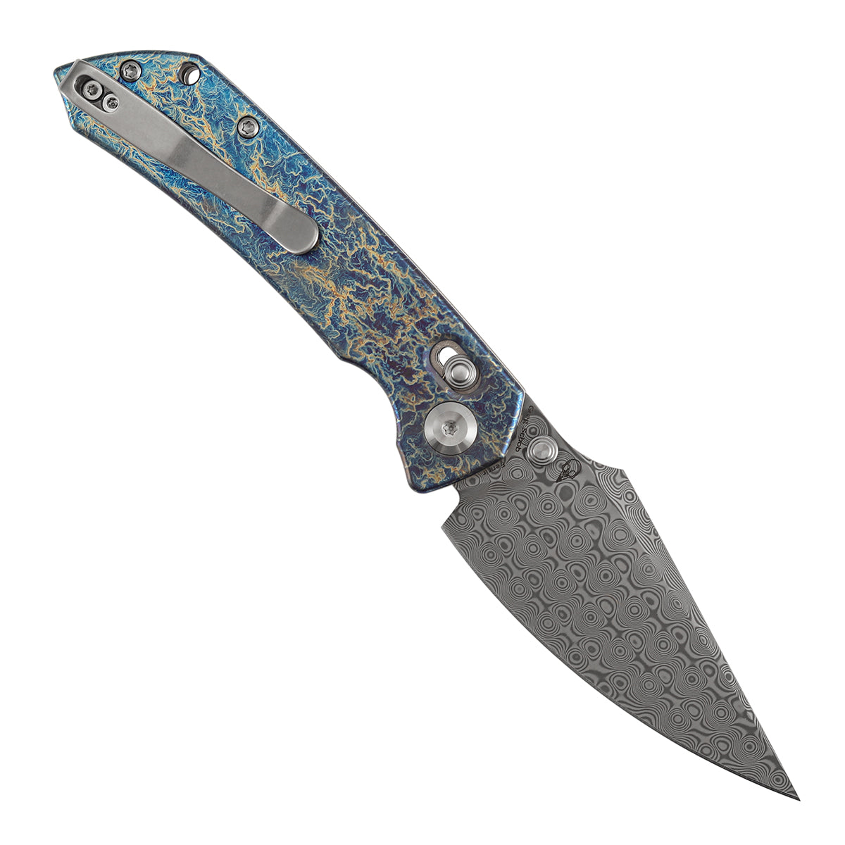 Kansept Fenrir | Crossbar Lock | Titanium with Lightning Strike
