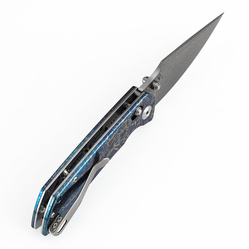 Kansept Fenrir K1034V10 side profile view, Sparrow Knife Design EDC folding knife