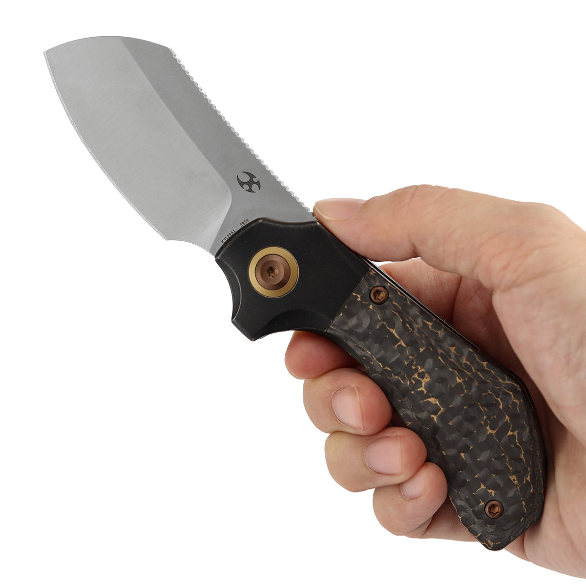 KANSEPT Pluto | Blackwash Titanium & Snake Skin Gold Fatcarbon