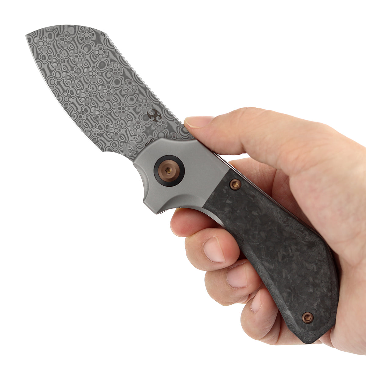 KANSEPT Pluto | Stonewashed Titanium & Shred Carbon Fiber | 2.5