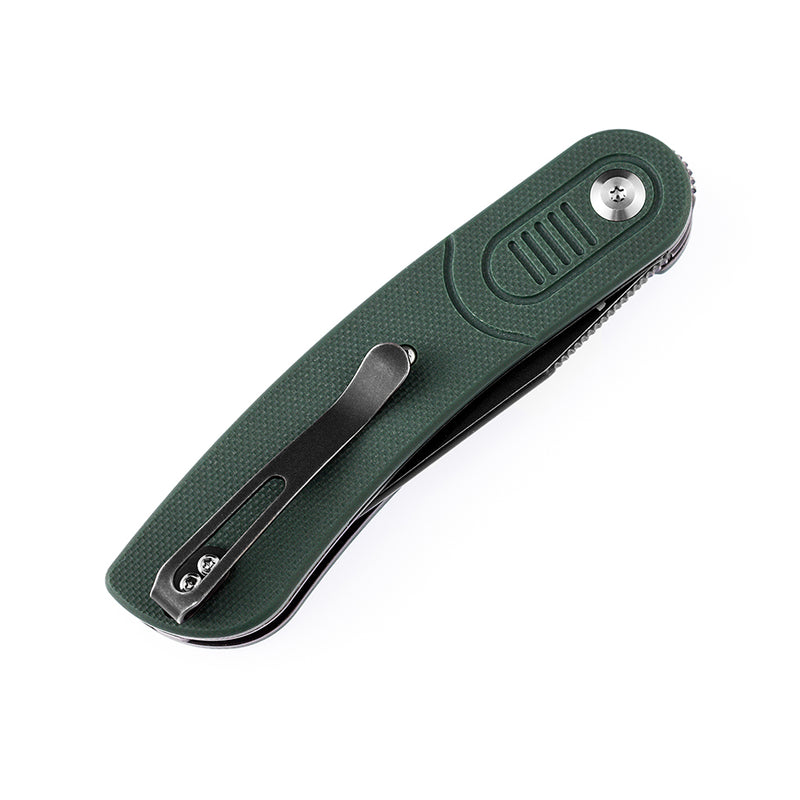 KANSEPT Reverie T2025A2 Black TiCn Coated 154CM Blade Green G10 Handle with Justin Lundquist Design