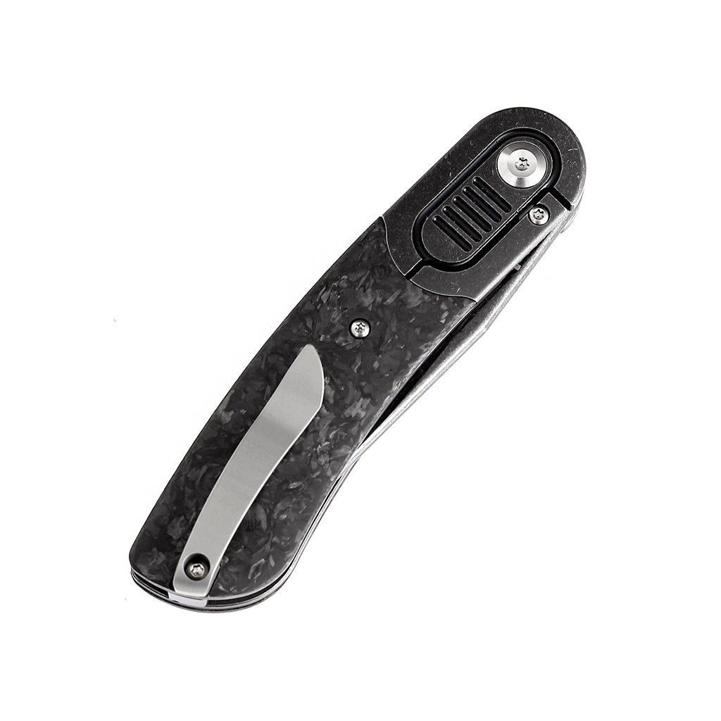 KANSEPT Reverie Front Flipper Knife Thred Carbon Fiber+ Titanium