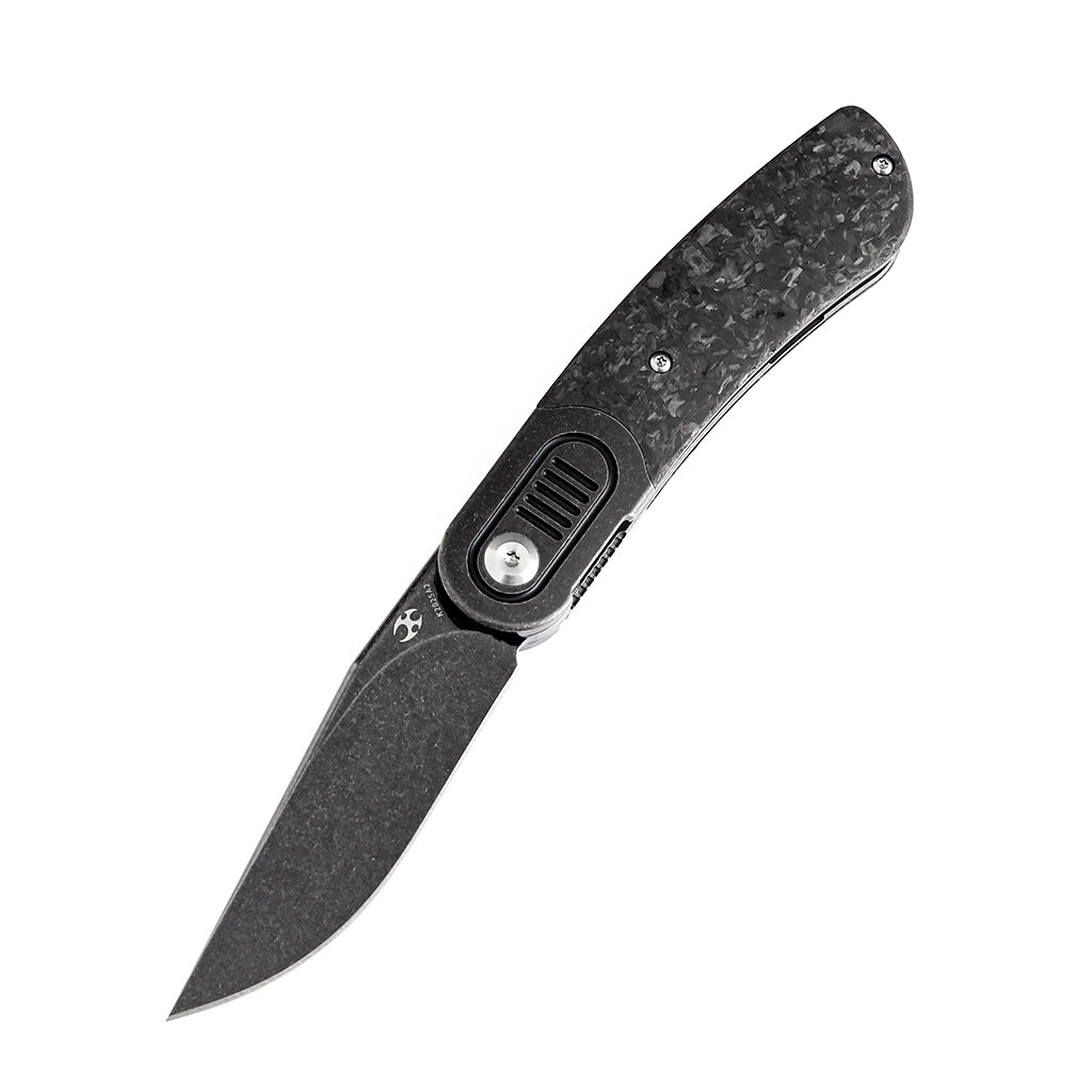 KANSEPT Reverie Front Flipper Knife Thred Carbon Fiber+ Titanium