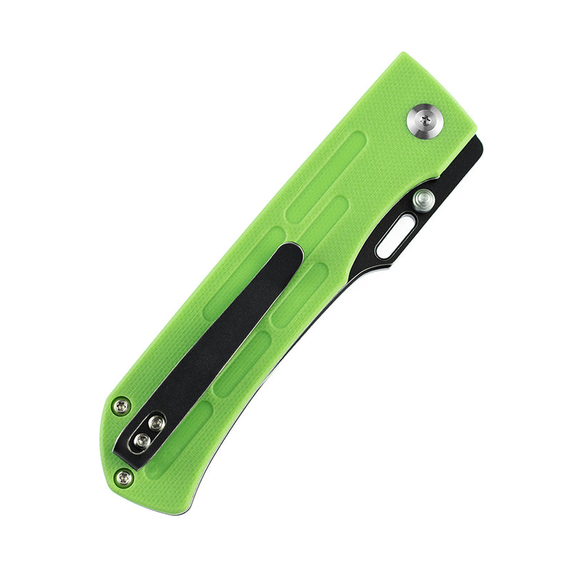 Reedus T1041A1 Black TiCn Coated and Stonewashed 154CM Blade Grass Green G10 Handle with D.O.C.K. Design