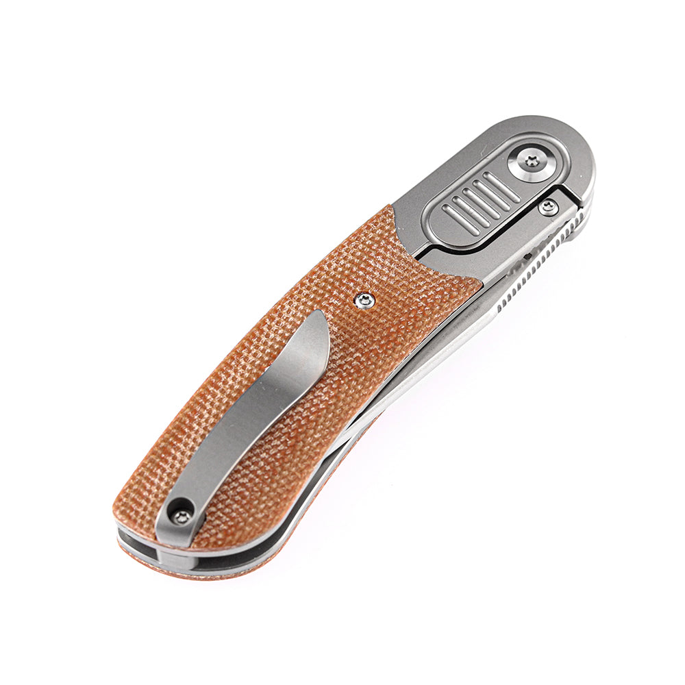 KANSEPT Reverie K2025A7 Under 3'' Front Flipper Brown Micarta