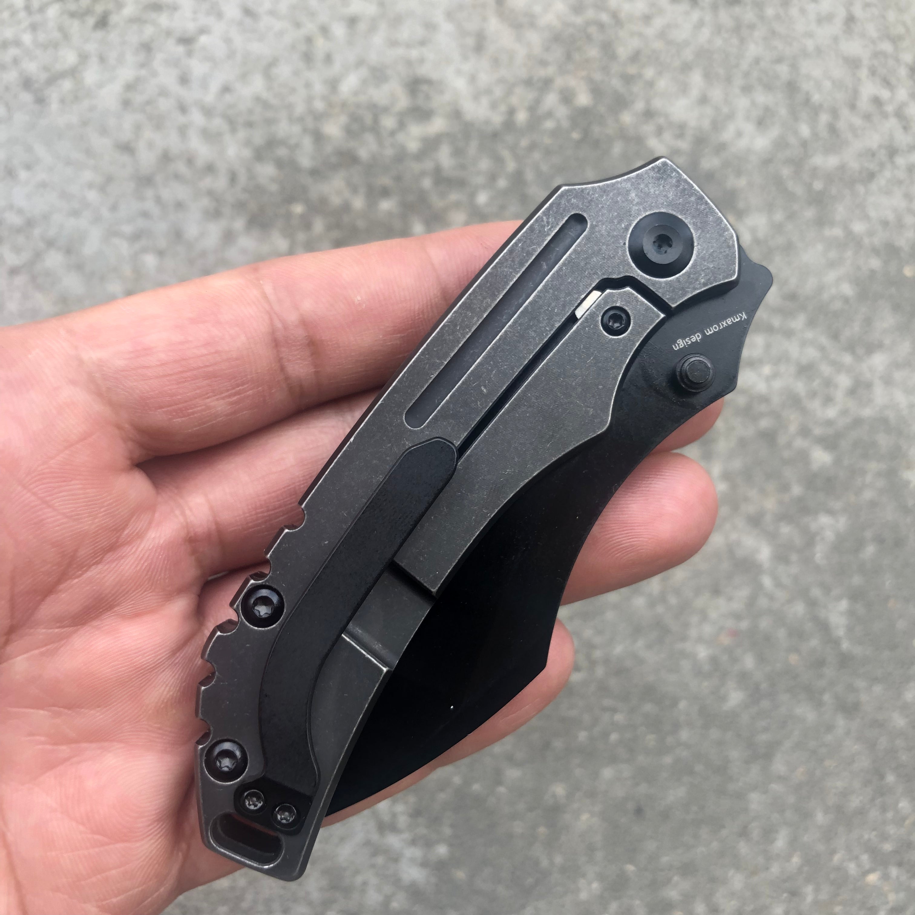 その他 kraan KANSEPT Pelican Edc Thumb Studs/Flipper Knife Coating 6AL4V