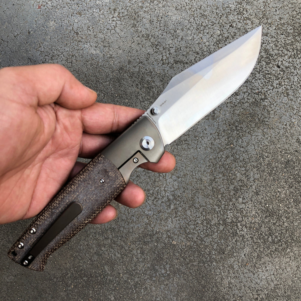 ケフカ KANSEPT Shikari K1027A2 CPM-20CV Blade Brown Micarta Handle with