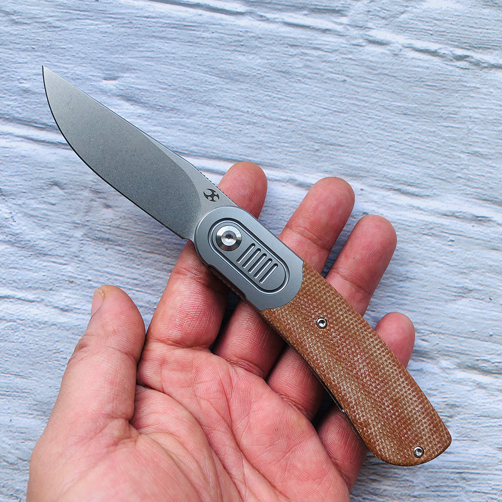 KANSEPT Reverie K2025A7 Under 3'' Front Flipper Brown Micarta