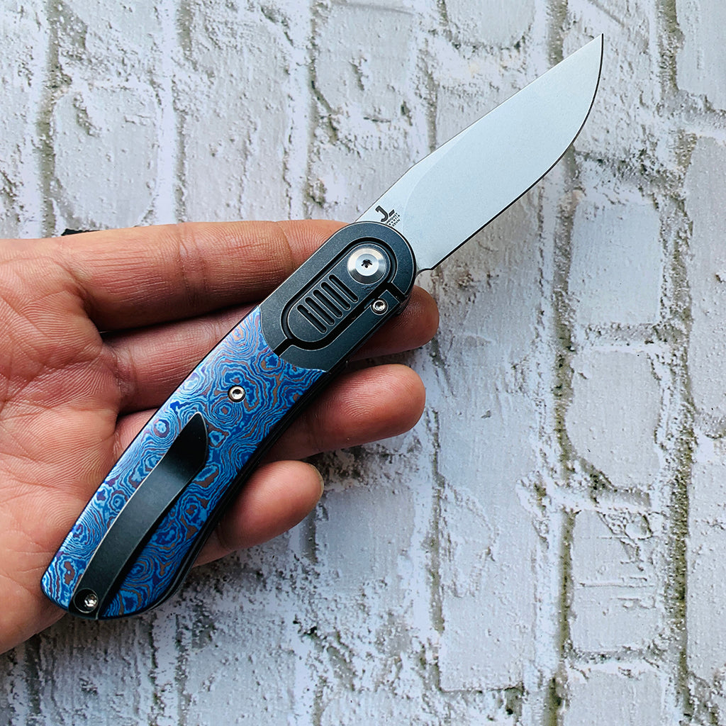 REVERIE 225μ ×5 Reverie K2025A4 Black anodized Titanium Bolster + Timascus Scales