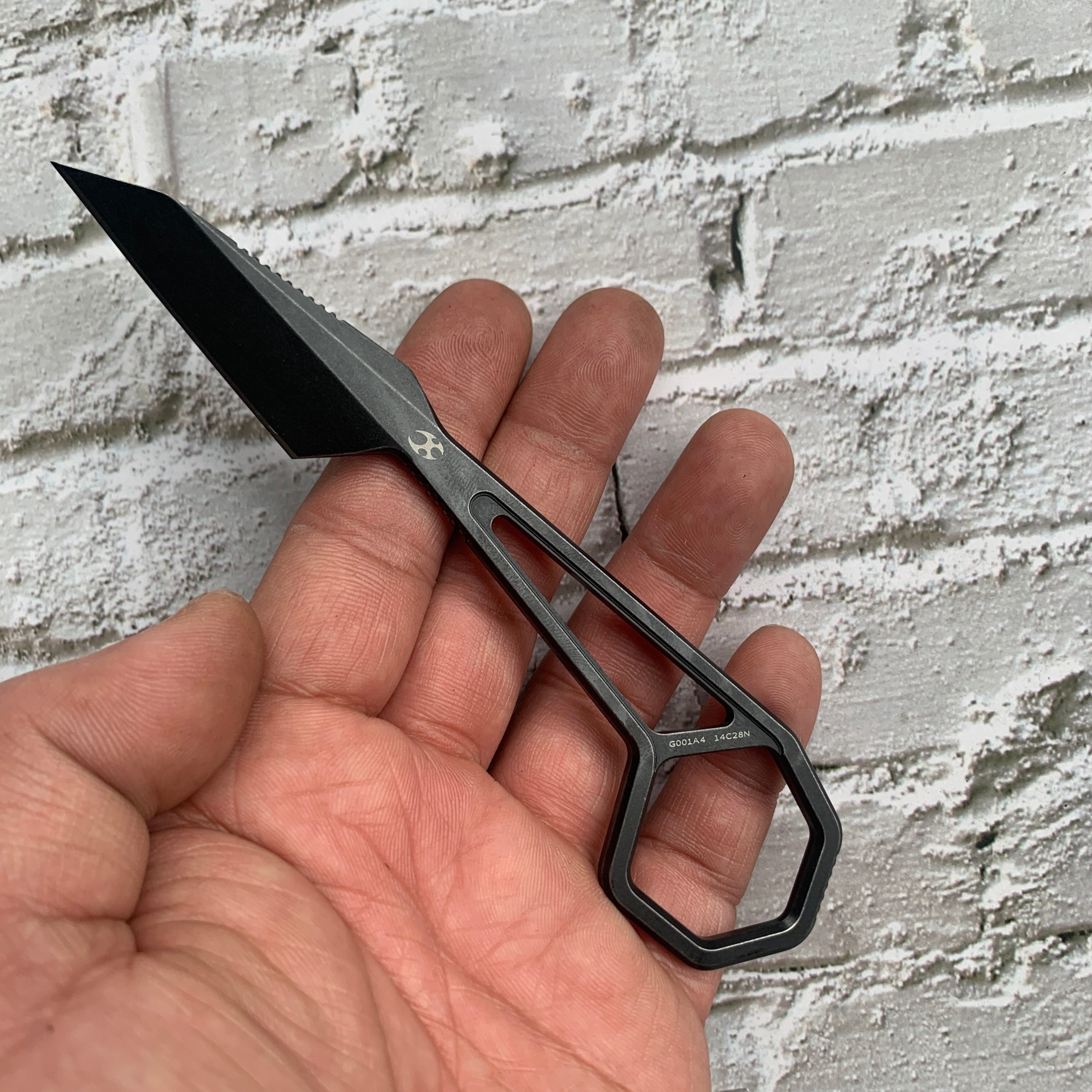 HEX G001A4 Black TiCn Coated 14C28N + Sheath Blade 14C28N Handle